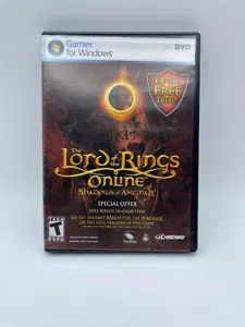 PC GAME Lord of the Rings Online Shadows of Angmar WINDOWS MAC APPLE PC DVD B2 - Picture 1 of 6