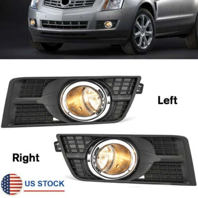 For 2010-2016 Cadillac SRX Front Bumper Fog Light Assembly Driving Lamp & Covers Foto 1 de 4