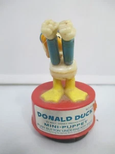 Vintage Kohner Bros Donald Duck Push Button Mini Puppet 3990 - Picture 1 of 5