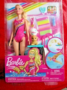 Barbie Dreamhouse Adventures ~ Swim 'n Dive Doll ~ Dive Board and Dog! NEW! NIB! - Picture 1 of 5