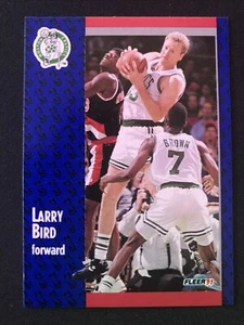 Larry Bird 1991-92 Fleer #8 Boston Celtics Basketball Card - Picture 1 of 1