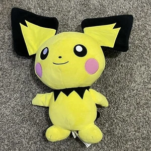 Peluche Build A Bear Pokémon 15” Pichu Baby Pikachu Evolution 2019 - Imagen 1 de 10