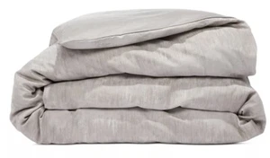 Frette Ombre Arredo Duvet Queen Sand / Taupe 91x91” - $1,600 New - Picture 1 of 6