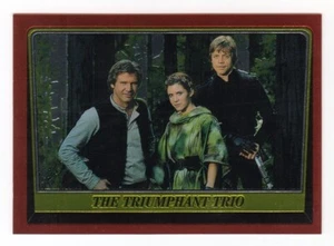 1999 Topps Star Wars Chrome Archives #90 The triumphant trio - Picture 1 of 3