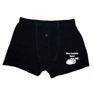 Regalo de San Valentín Puede Contener Nueces Comedia BOXER PANTALONES CORTOS (3 Tallas) - XNBS001 - Imagen 1 de 1