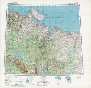 Russian Soviet Military Topographic Map - MURMANSK (Russia) 1:500 000, ed.1974 - Picture 1 of 3