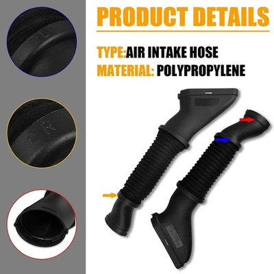 Air Intake Hose Fits Factory Specifications Plastic And Rubber Construction - Image 1 of 4