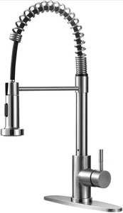 Gaomasck Rubinetto Cucina con Spruzzatore Estraibile Acciaio Inox 304 Camper e Bar - Foto 1 di 9