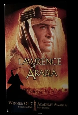 Lawrence Of Arabia VHS 1962 Best Picure 7 Academy Awards  Peter O'Toole WWI - Image 1 of 2