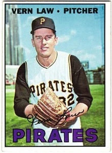 1967 Topps - Vern Law #351 - Picture 1 of 2