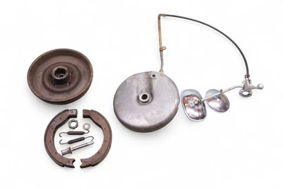 1967 Harley Shovelhead Panhead Fl Flh Duo Electra Glide *2897 Front Brake Setup  - Image 1 of 4