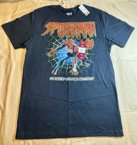 Marvel Comics Spider-Man Herren T-Shirt Größe Small schwarz neu mit Etikett - Bild 1 von 2