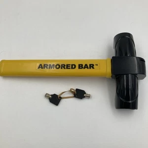 Armored Bar Steering Wheel Lock with Keys – Heavy Duty Anti-Theft Security - Picture 1 of 10