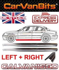 FOR JAGUAR X-TYPE 01-09 LOWER SILL REPAIR BODY OUTER RUST PANEL PAIR 200CM - Picture 1 of 8