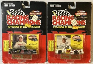 Lot Of 2 Racing Champions 1:64 Diecast NASCAR Trucks Ruttman #80 Keselowski #29 - Picture 1 of 5