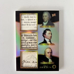 Robert Livingston, James Monroe, Francois Barbe Marbois 2024 Pieces Of The Past - Picture 1 of 2
