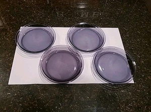 SET OF 4 Pyrex 209 Amethyst Purple Glass 9" Pie Dishes, Plates - Picture 1 of 16