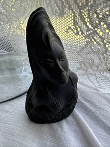 Vintage Coco Joe Hawaiian Lava Based Bust Sculpture of Woman Goddess. - Picture 1 of 5