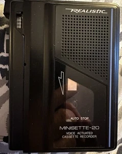 Realistic Minisette-20 Personal Mini Cassette Recorder Player Radio Shack - Picture 1 of 2