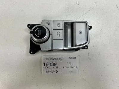 Genesis G70 2019-2023 consola modo de conducción estacionamiento estacionamiento freno interruptor perilla OEM Foto 1 de 4