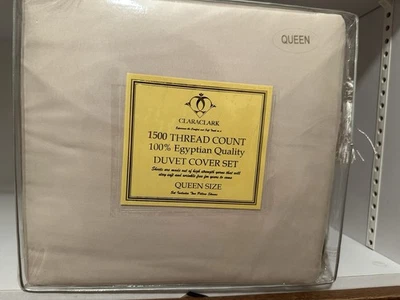 Clara Clark 1500 Thread Count Duvet Set 100% Egyptian Quality Queen - Image 1 of 4