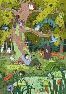 PUZZLE 500 TEILE DORMI FIORELLINO ART BY CELINE MOYA - Bild 1 von 2