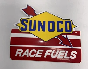 8” SUNOCO RACING FUEL DECAL GAS AND OIL HOT ROD NHRA STICKER DECAL - Picture 1 of 3