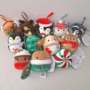 Menge 12 NEU mit Etikett Squishmallows Micromallows Weihnachten Urlaub Mini Plüsch 4 Zoll - Bild 1 von 21