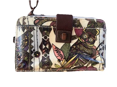 SAKROOTS Artista Búho Bandolera Cartera Teléfono Inteligente LEER Foto 1 de 4