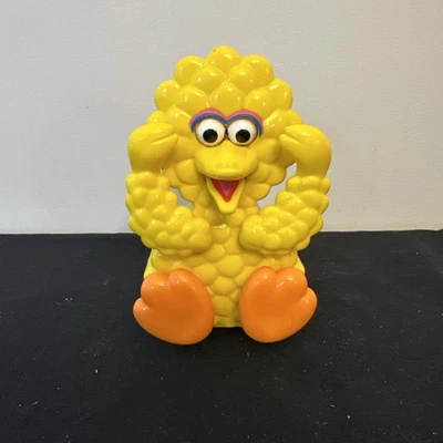 Illco Sesame Street Musical Peek-A-Boo Big Bird Wind Up Music Moving Toy WORKS - Image 1 of 2