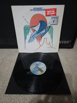 Eagles On The Border OG 1974 1st 'Sterling' Press Shrink/Hype EX/NM- Foto 1 de 4