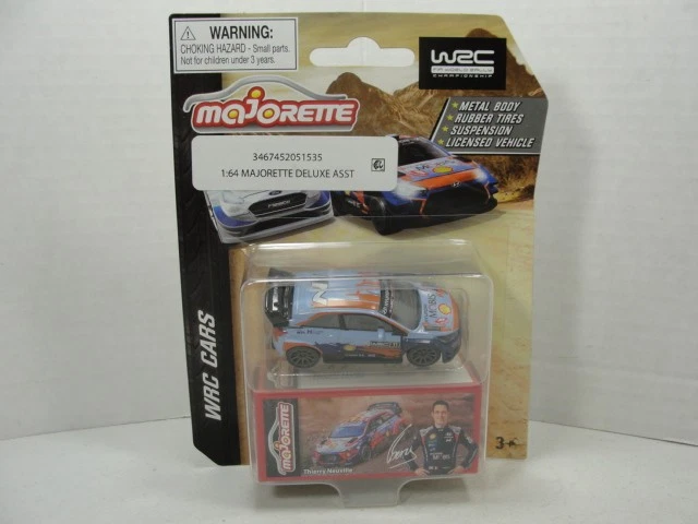 Majorette WRC Cars Thierry Neuville Hyundai i20 Coupe WRC Light Blue - Image 1 of 1