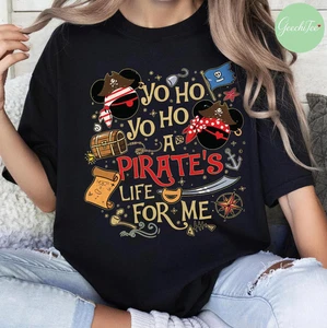 Mickey Mouse Piraten Shirt, Yo Ho Yo Ho Piratenleben für mich Tshirt - Bild 1 von 4