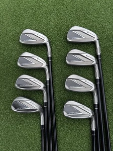 Taylormade Stealth Irons Set 5-PW-AW-SW ( 8 Clubs) Regular Flex Graphite Shafts - Picture 1 of 12