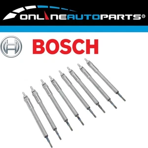 Bosch Set 8 Glow Plugs for Landcruiser VDJ200R 07~1/12 T/Diesel V8 1VD-FTV 4.5 - Picture 1 of 1