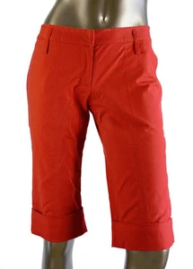 Nuevos con etiquetas Pantalones Cortos How & Wen Rojos Talla 2 Azul Planeta - Imagen 1 de 6