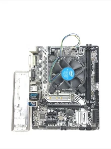 AsRock B250M-HDV LGA 1151 Motherboard Combo w/ Intel Pentium G4560 @3.50GHz - Bild 1 von 6