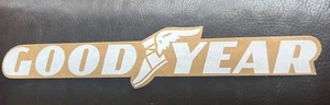 Vintage Goodyear Decal All White - Picture 1 of 5