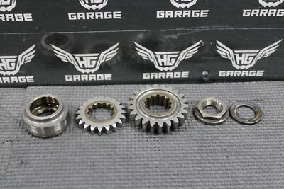 1993 YAMAHA YZ250 OEM CRANKSHAFT CRANK SHAFT PRIMARY MAIN DRIVE GEARS COLLAR NUT - Image 1 of 4