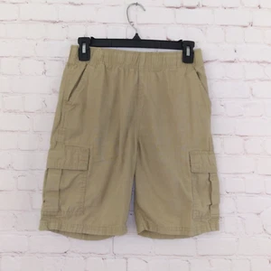 Place Shorts Boys 10 Husky Khaki Cargo Adjustable Waist Pockets Cotton Casual - Picture 1 of 9