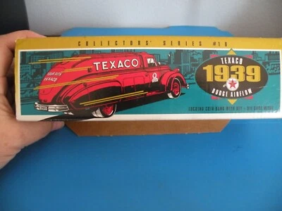 BANK Ertl #9500 1939 Texaco Dodge Airflow Diecast Metal Coin Bank (1993) New M1 - Image 1 of 4