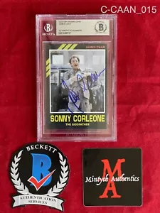 JAMES CAAN SIGNED LIMITED EDITION BECKETT SLABBED THE GODFATHER CUSTOM CARD RARE - Picture 1 of 10
