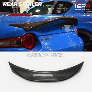 Spoiler labio de fibra de carbono estilo maletero trasero para Mazda MX5 Miata ND RF fibra de carbono LMS - Imagen 1 de 11