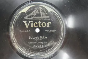 Ossman - Dudley Trio - VICTOR - St Louis Tickle - Banjo, Mandolin & Harp Guitar - Picture 1 of 3