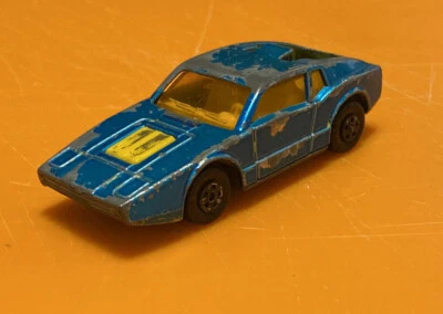 Vintage 1973 Matchbox Saab Sonett III Original Lesney England Rare Original Old - Image 1 of 4
