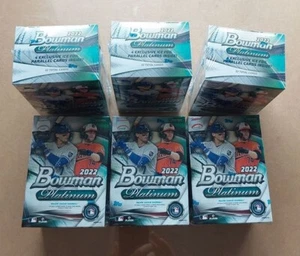 Lot of 6 2022 Bowman Platinum Factory Sealed Blaster Boxes Ohtani Judge Witt Jr - Picture 1 of 1