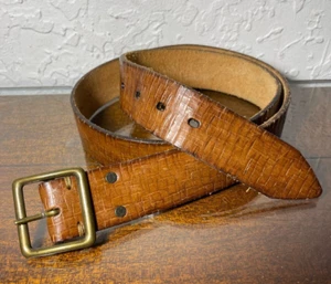 7 For All Mankind Ledergürtel Italy Made in Italy Größe 95 Größe 38 - Bild 1 von 18