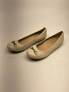 Vionic Women's Delanie Ivory Leather Ballet Flat Sz 11 - Picture 1 of 8