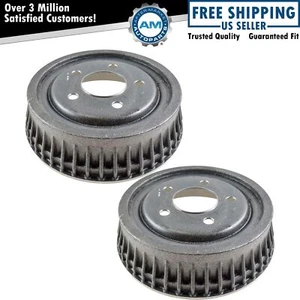 Rear Brake Drum Pair Set Kit LH & RH for Century LeSabre Deville Lumina 98 88 - Picture 1 of 5