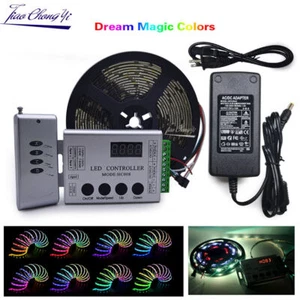 12V WS2811 RGB Dream full color LED light strip HC008 RF controller Power Kit - Picture 1 of 17